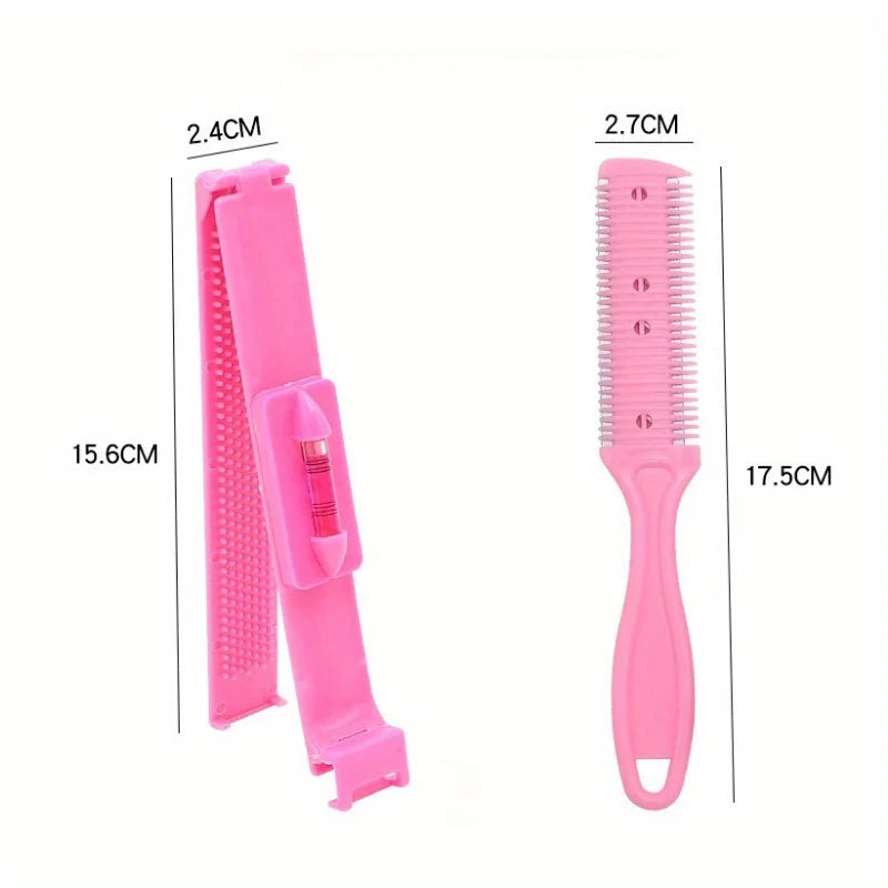 DIY Hair Cutting Kit – Thinning Scissors, Bangs Clip & Comb Hair Cutting Set Qme