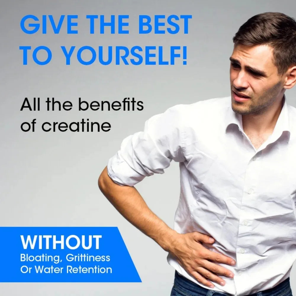STRESSXCEL Creatine Monohydrate Capsules | Strength & Muscle Creatine Supplement Qst