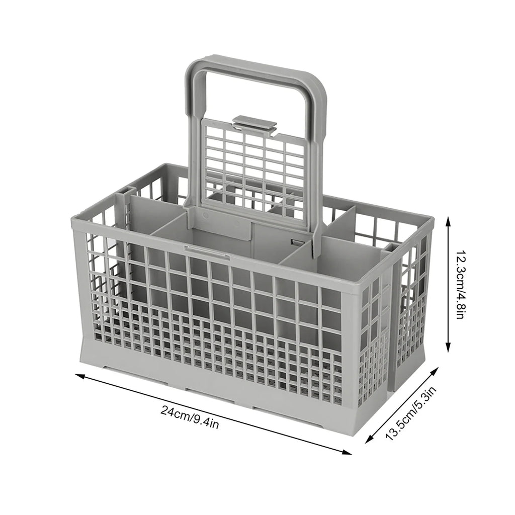 Multipurpose Dishwasher Basket – 7-Compartment Cutlery Organizer Dishwasher Cutlery Basket Qme