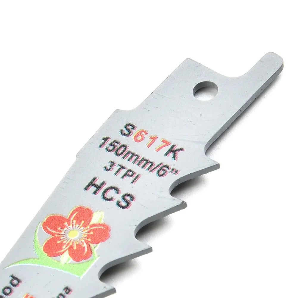 3 TPI HCS Reciprocating Saw Blades – Wood, Metal & PVC Set Reciprocating Saw Blades Qme