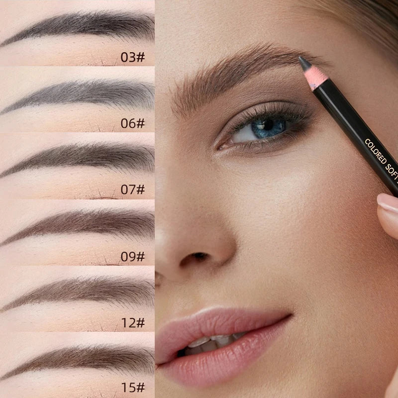 Qme Waterproof Eyebrow Pencil – Sweatproof, 8 Shades Eyebrow Pencil Qme