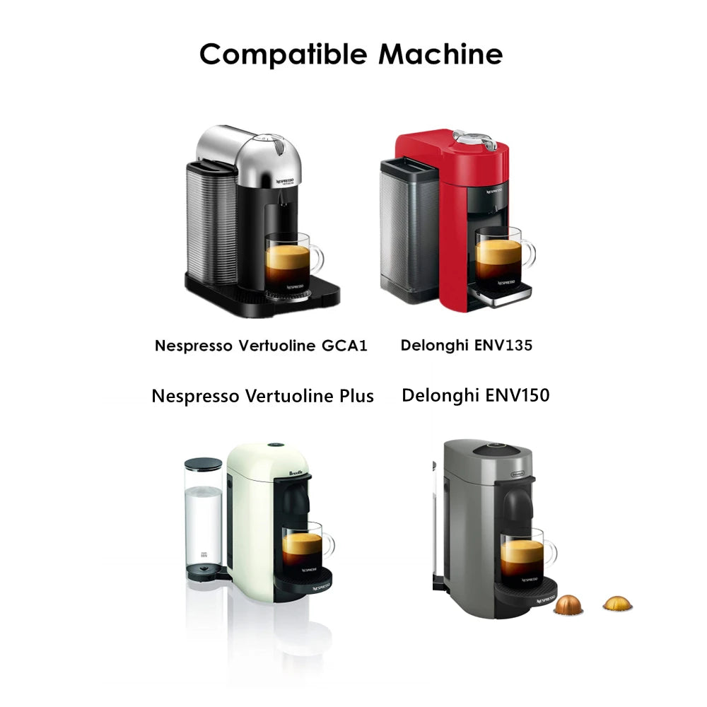Refillable Nespresso Vertuo Capsules – Reusable Coffee Pods Reusable Coffee Capsules Qst