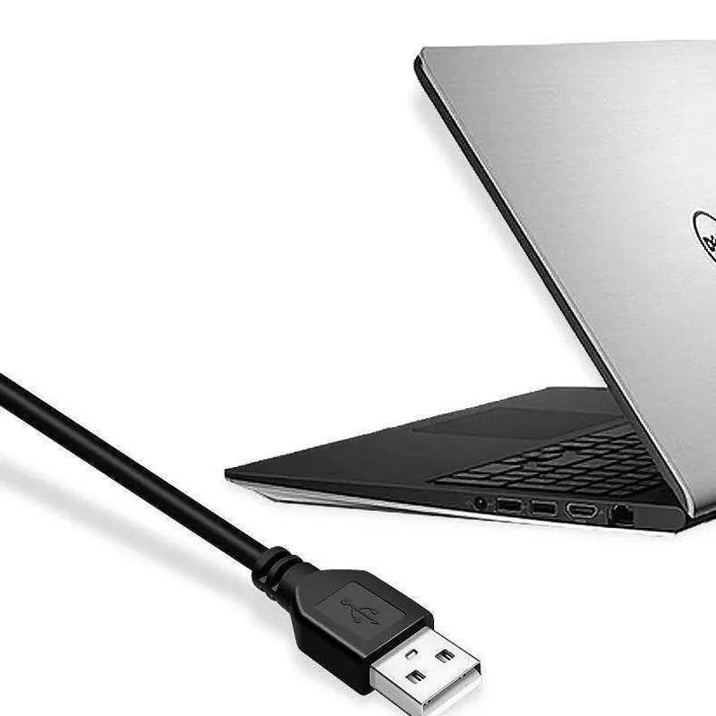 Pure Copper 4-Core USB Cable – Black & White PVC | Qme USB Data Cable Qme