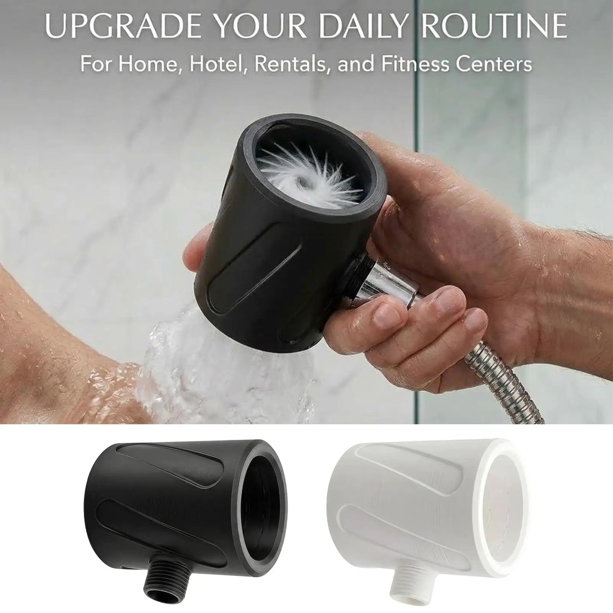 High-Pressure Handheld Shower Head – Wide Coverage Anti-Rust Handheld Shower Head Qme
