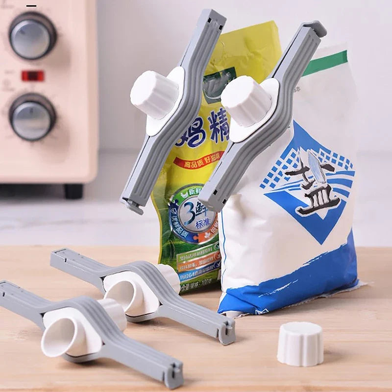 Screw Cap Bag Sealing Clips for Snacks, Spices & Food Storage Bag Sealing Clip Qme