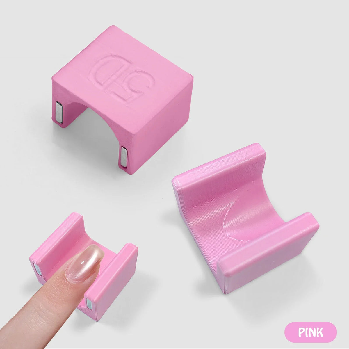 Cat Eye Magnet Stick 5D Velvet Gel Nail Art Tool | Qme Nail Art Magnet Tool Qme Pink