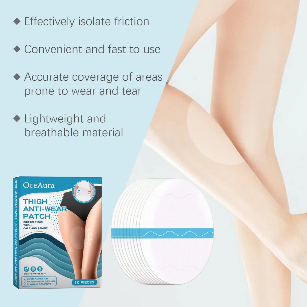Anti-Chafing Thigh Pads – Invisible Sweat-Proof Patches 10/20pc Anti-Chafing Thigh Pad Qst