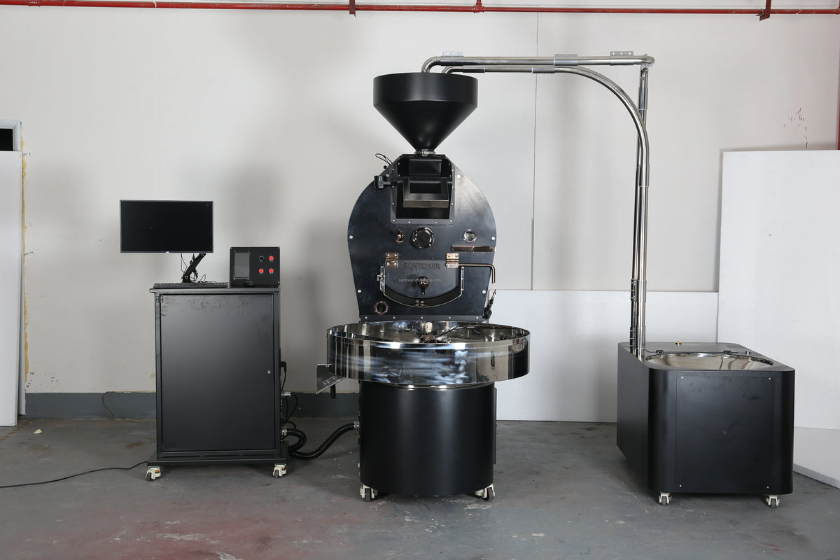 SANTOKER R30 Master 6–30kg Industrial Coffee Roaster Machine Industrial Coffee Roaster Qst