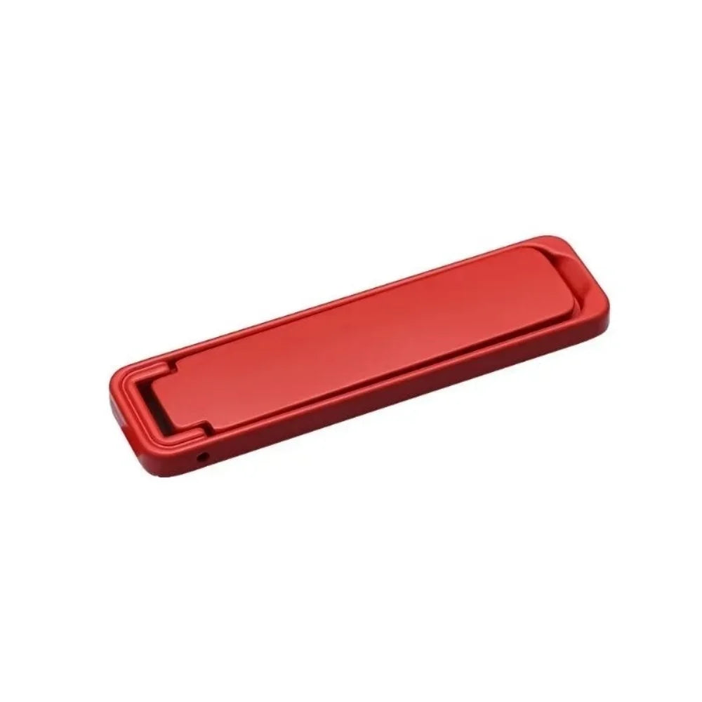 Ultra Thin Metal Folding Phone Holder Mini Back Sticker Stand Phone Stand Qme Red