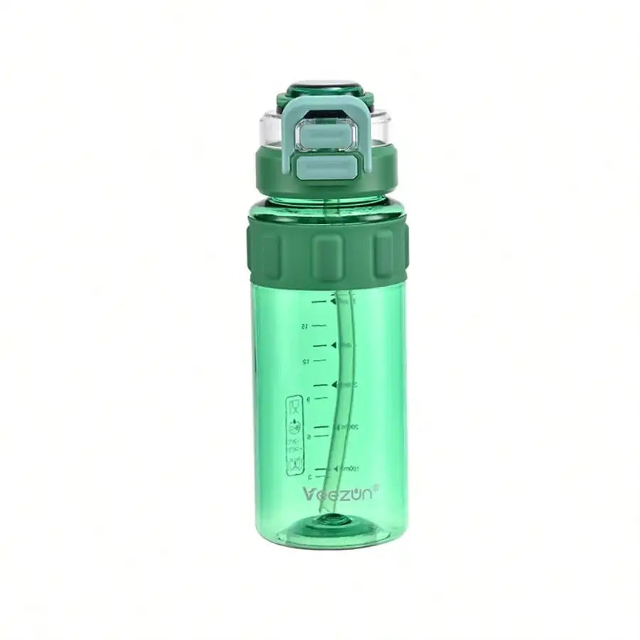 Dual-Drink 1000ml Portable Plastic Water Bottle | Outdoor Sports Sports Water Bottle Qme green >1L