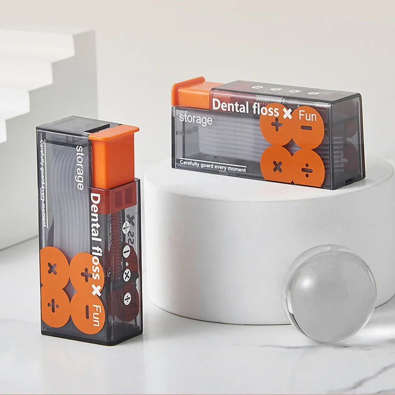 Automatic Pop-Up Dental Floss Dispenser Storage Box Floss Dispenser Qme