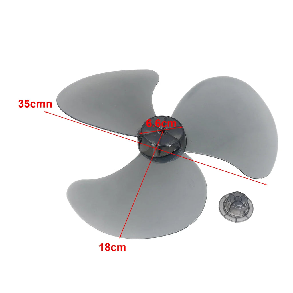16-Inch 3-Blade Plastic Replacement Fan Blade for Midea Fans Fan Blade Replacement Qme