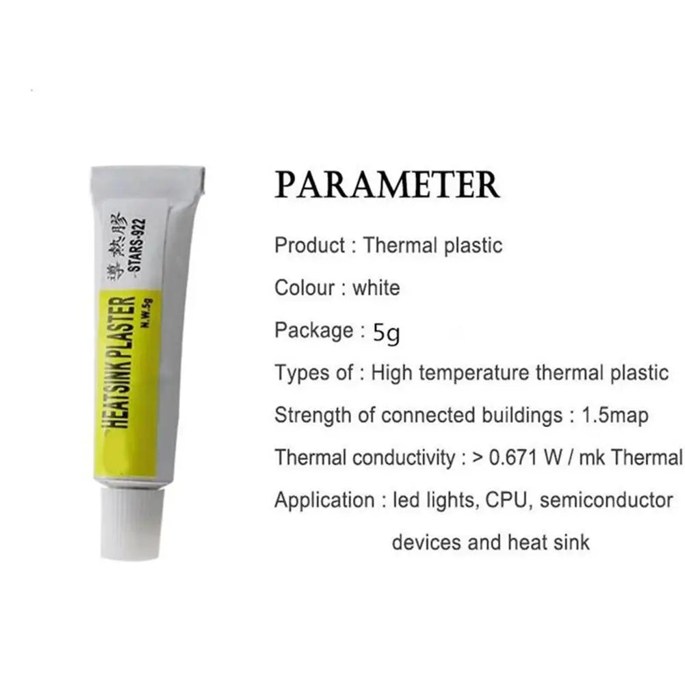 Thermal Silicone Adhesive Heatsink Cooling Paste | Strong Bond Thermal Adhesive Paste Qme