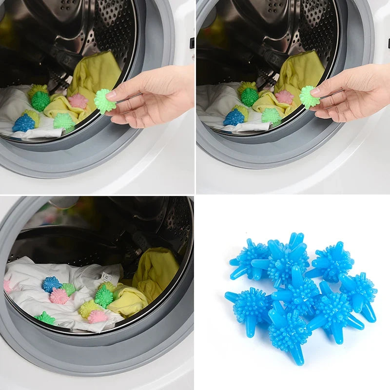 Starfish Laundry Balls – Reusable Fabric Softener Balls 10pcs Laundry Cleaning Balls Qme 10pcs
