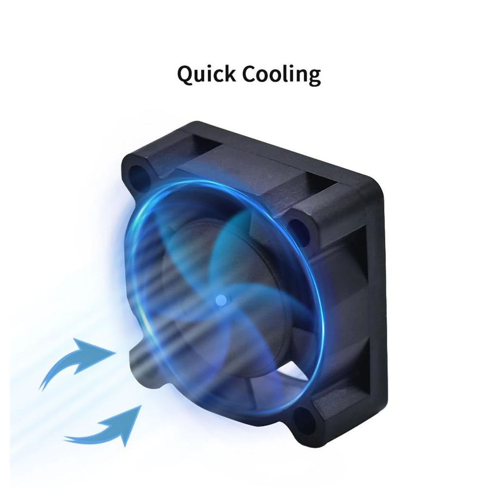2510 Hotend Cooling Fan 5V PWM 18000RPM for P1P P1S 3D Printer 3D Printer Cooling Fan Qst