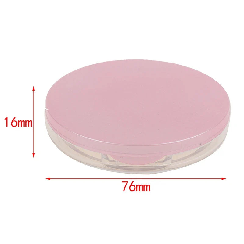 Empty Loose Powder Pot with Mirror – Travel Makeup Jar Makeup Storage Jar Qme