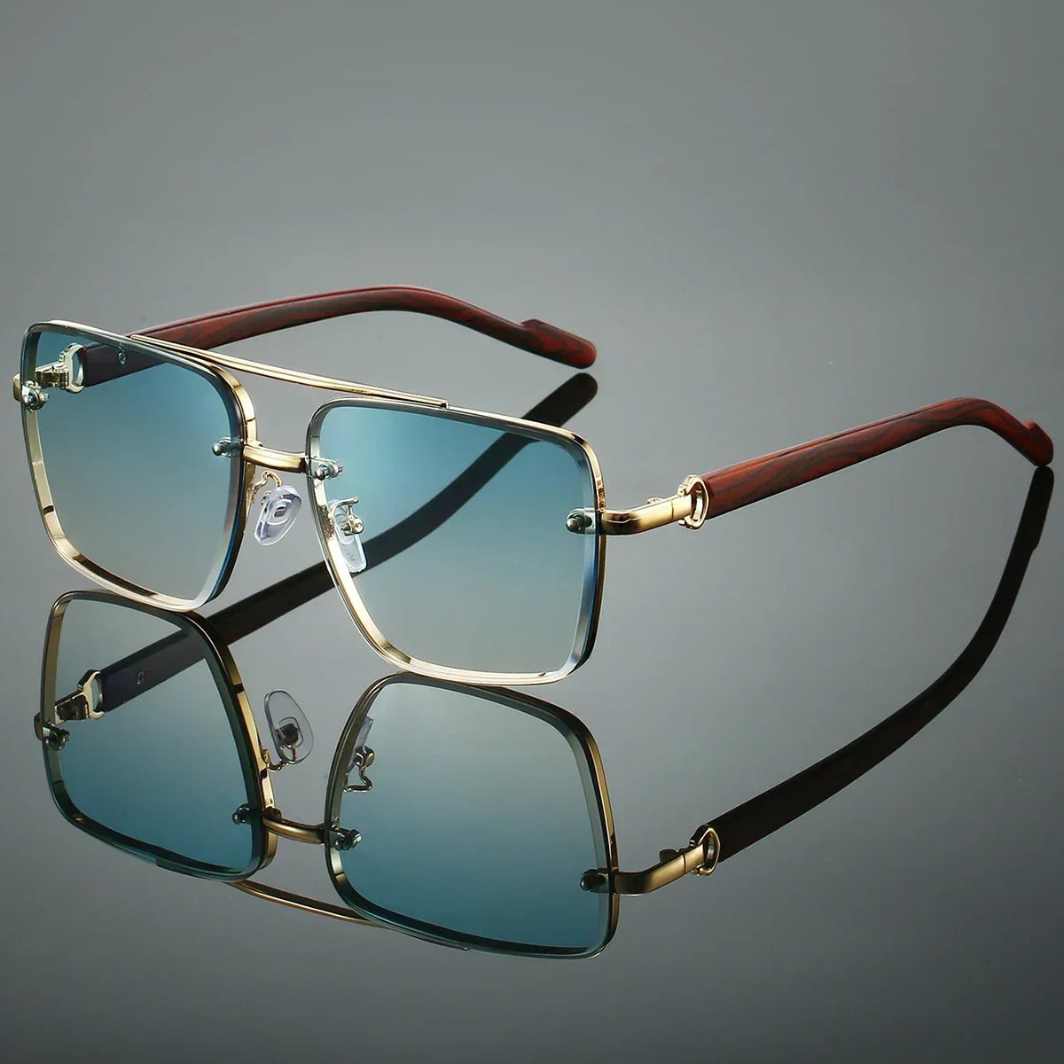 Retro Square Metal Sunglasses – Women's Driving Shades | Qme Retro Sunglasses Qme