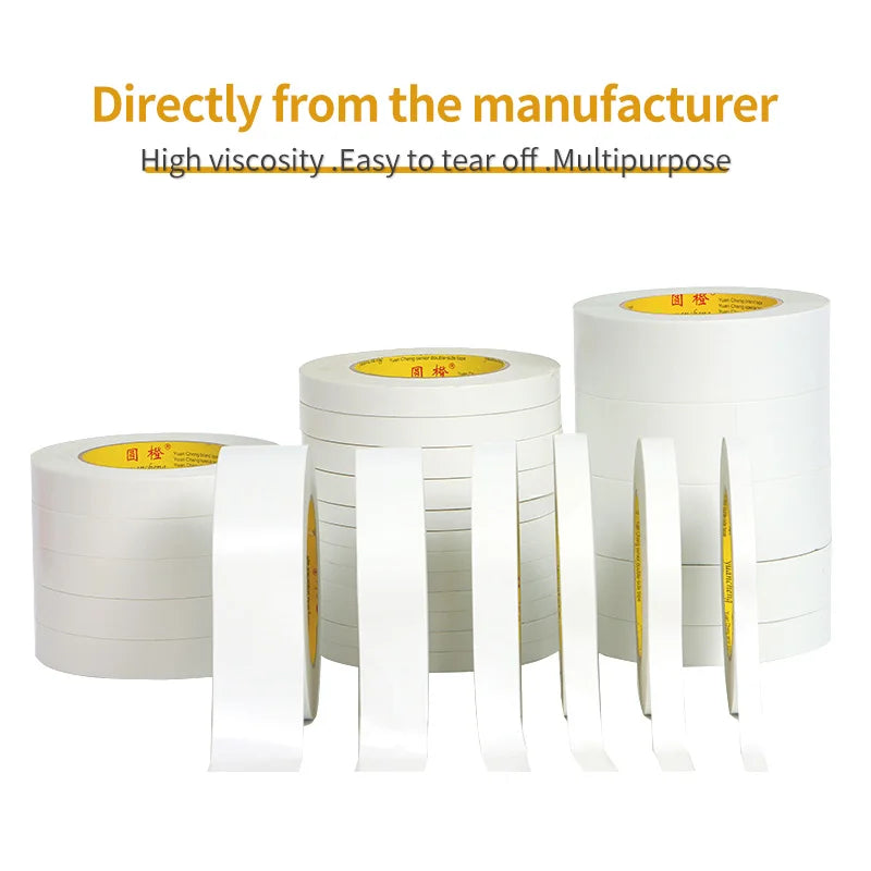 10M Ultra-Thin Double Sided Tape | Strong Hand-Tearable Double Sided Tape Qme
