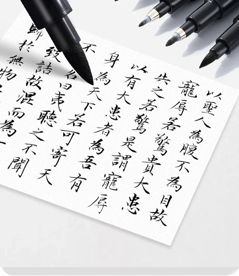 Black Calligraphy Brush Marker Pens – Art & Craft Writing Set Calligraphy Brush Pens Qme