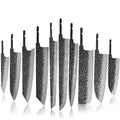 TURWHO Damascus VG10 Blank Knife Blades – DIY Chef Knife Set Blank Knife Blade Qst 10PCS