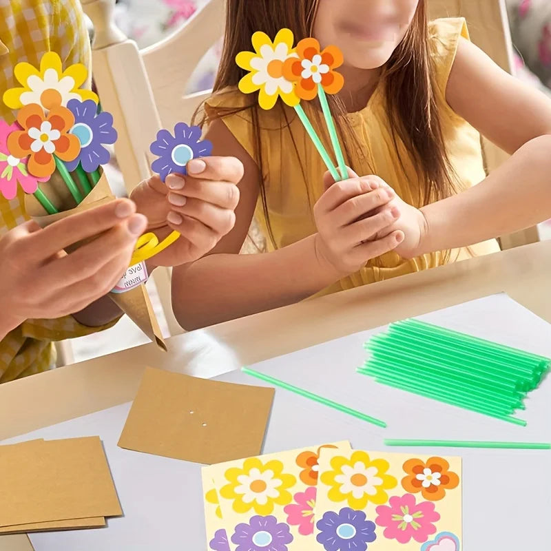 24 Fragrant Flower Greeting Cards – Party & Home Decor Set Greeting Cards Set Qme