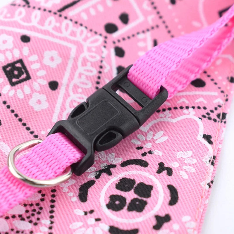 Adjustable Triangular Pet Bandana Scarf for Dogs & Cats Pet Bandana Scarf Qme