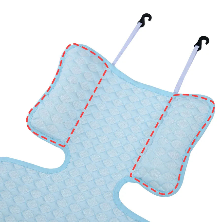 Summer Baby Stroller Seat Mat – Breathable Cotton Cushion Stroller Seat Cushion Qst