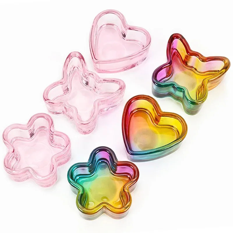 Aurora Crystal Glass Dappen Dish – Acrylic Nail Liquid Cup Nail Art Dappen Dish Qme
