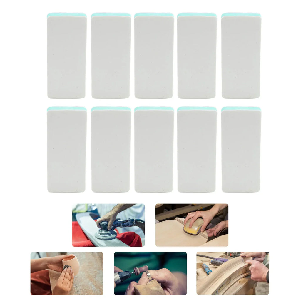 Double-Sided Foam Sanding Block 1000 & 5000 Grit – Washable Foam Sanding Block Qme