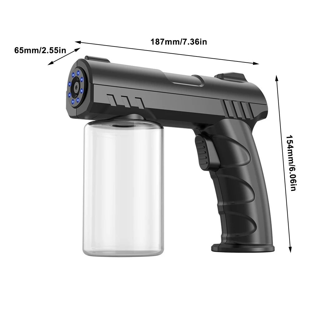 280ml Wireless Nano Mist Sprayer USB Blue Light Electric Electric Mist Sprayer Qst