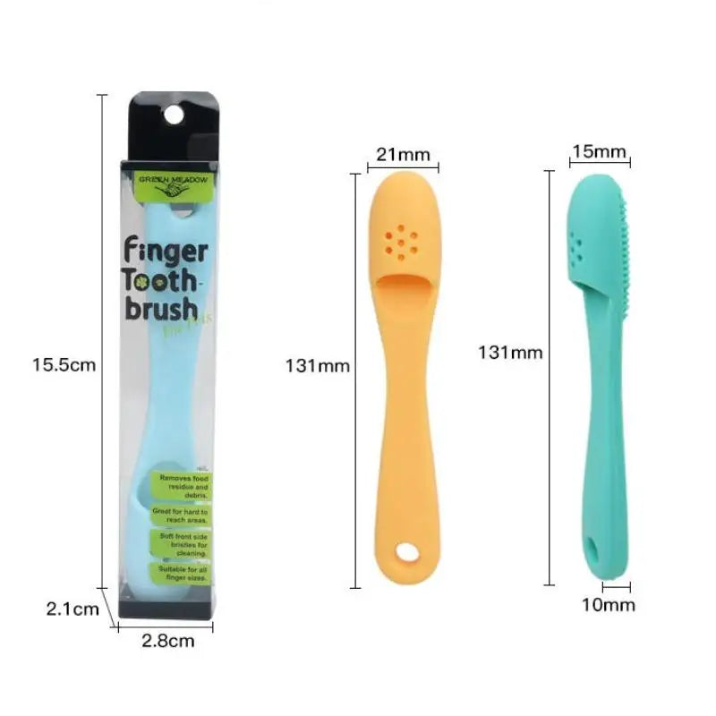 Pet Finger Toothbrush – Soft Reusable Dental Tool for Dogs & Cats Pet Finger Toothbrush Qme