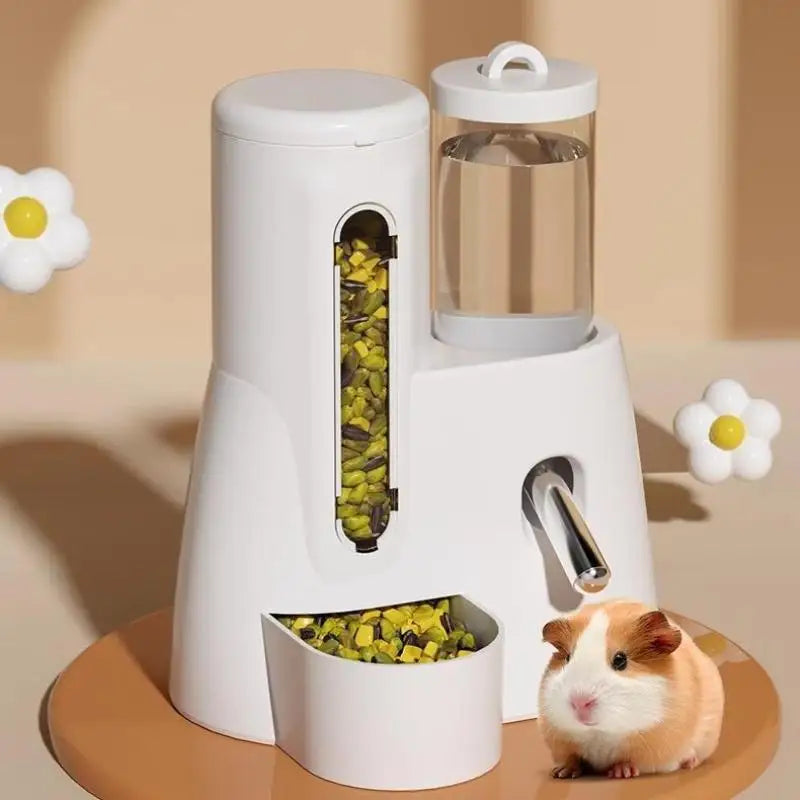 2-in-1 Hamster Feeder & Water Dispenser – Leakproof Small Pet Feeder Qst