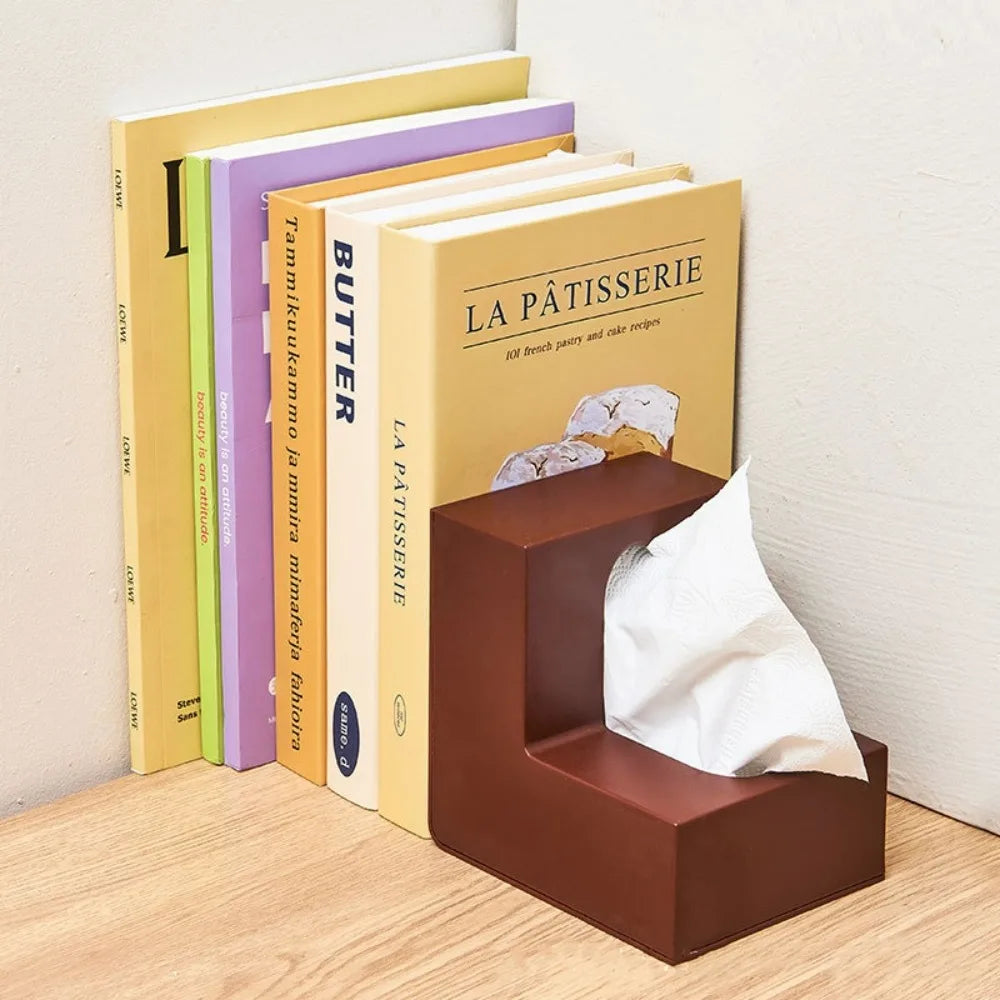 L-Shaped Tissue Box Holder – Creative Home & Office Decor Tissue Box Holder Qme