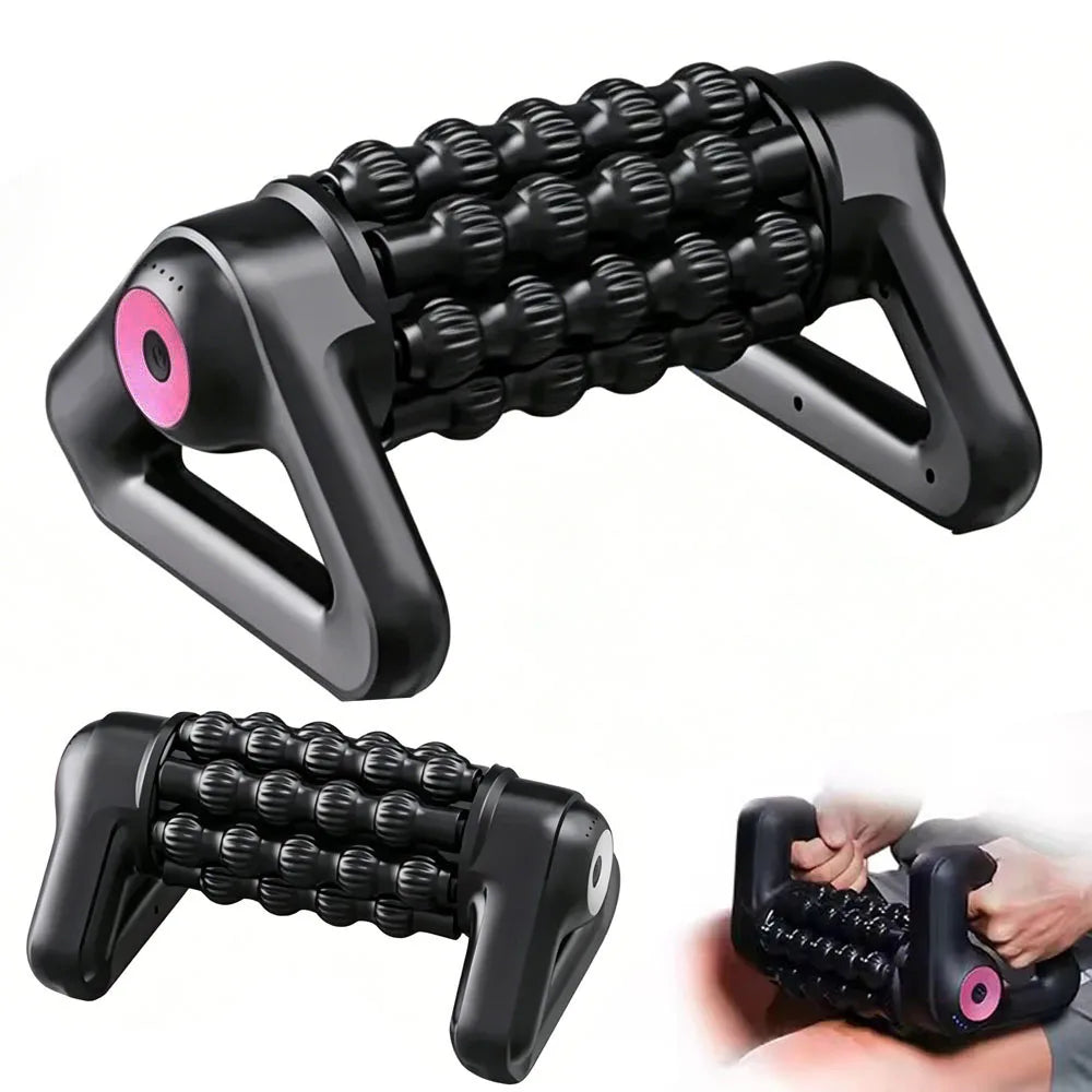 Vilnason Electric Rolling Massager – 5-Speed Yoga Roller Electric Massage Roller Qst
