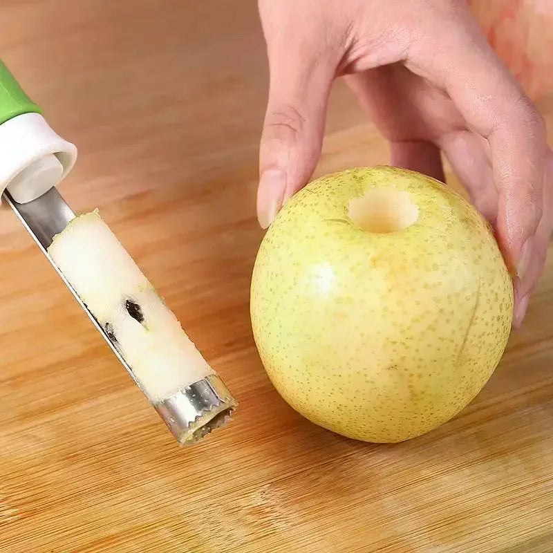 Stainless Steel Rust-Proof Fruit Peeler & Corer – Anti-Slip Fruit Peeler & Corer Qme