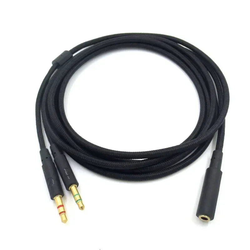 Universal 3.5mm Gaming Headset Audio Extension Cable – HyperX Audio Extension Cable Qme