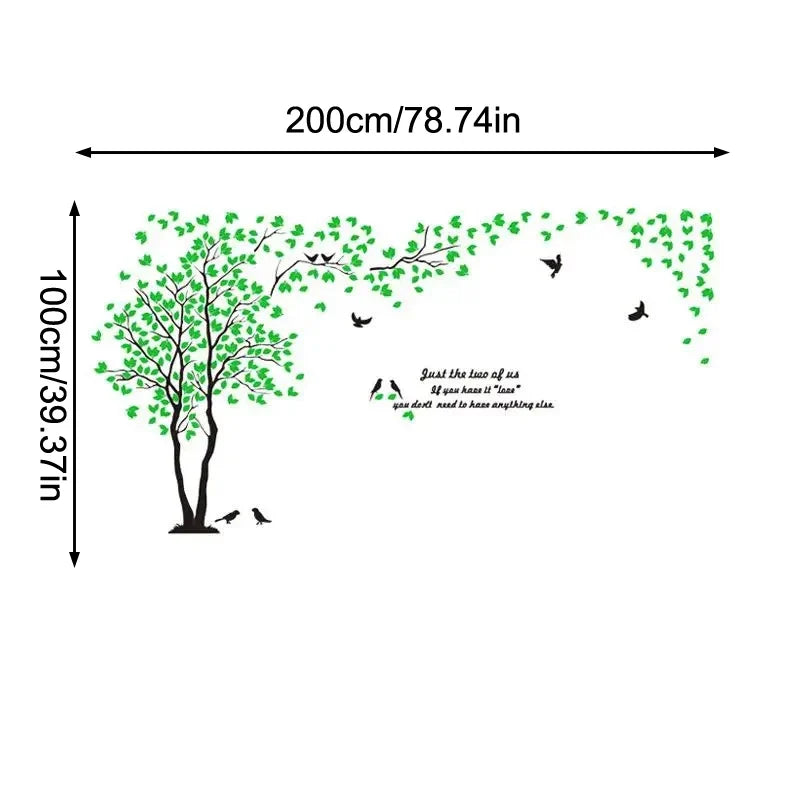 3D Acrylic Tree Wall Decal Stickers – Self-Adhesive Home Decor Wall Decal Stickers Qme