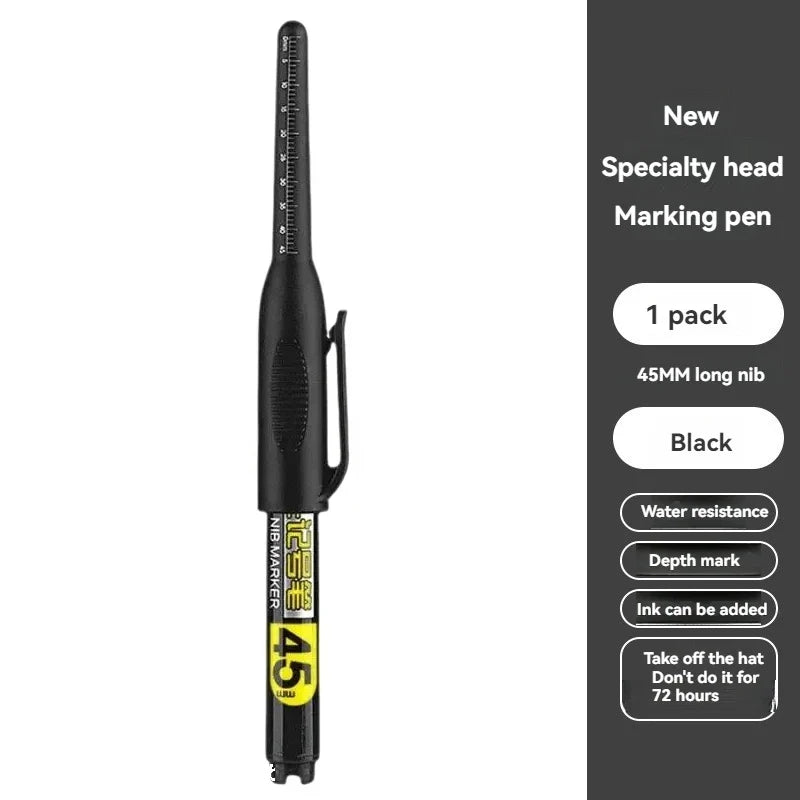 Waterproof Deep Hole Marker Pens – 45mm Long Nib