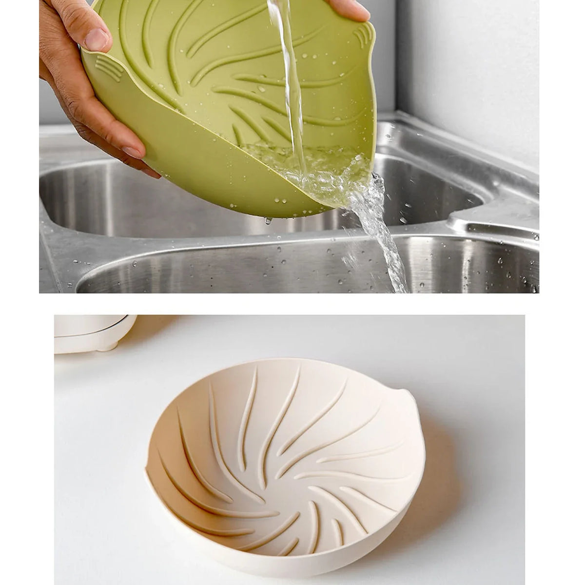 Silicone Air Fryer Basket Non-Stick Baking Pan Inner Pot Silicone Baking Pan Qme