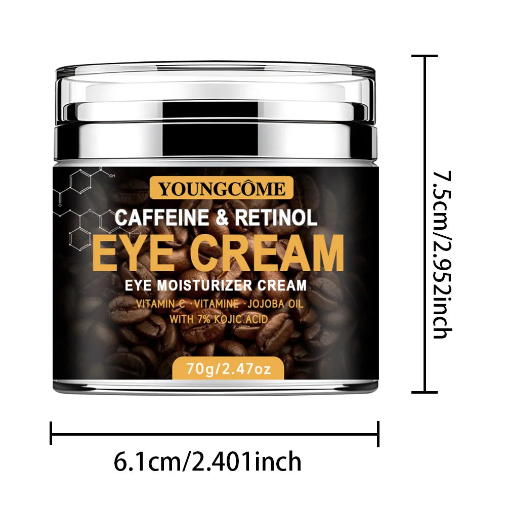 YOUNGCOME Caffeine Eye Cream – Brightening & Firming Eye Cream Qst 70g