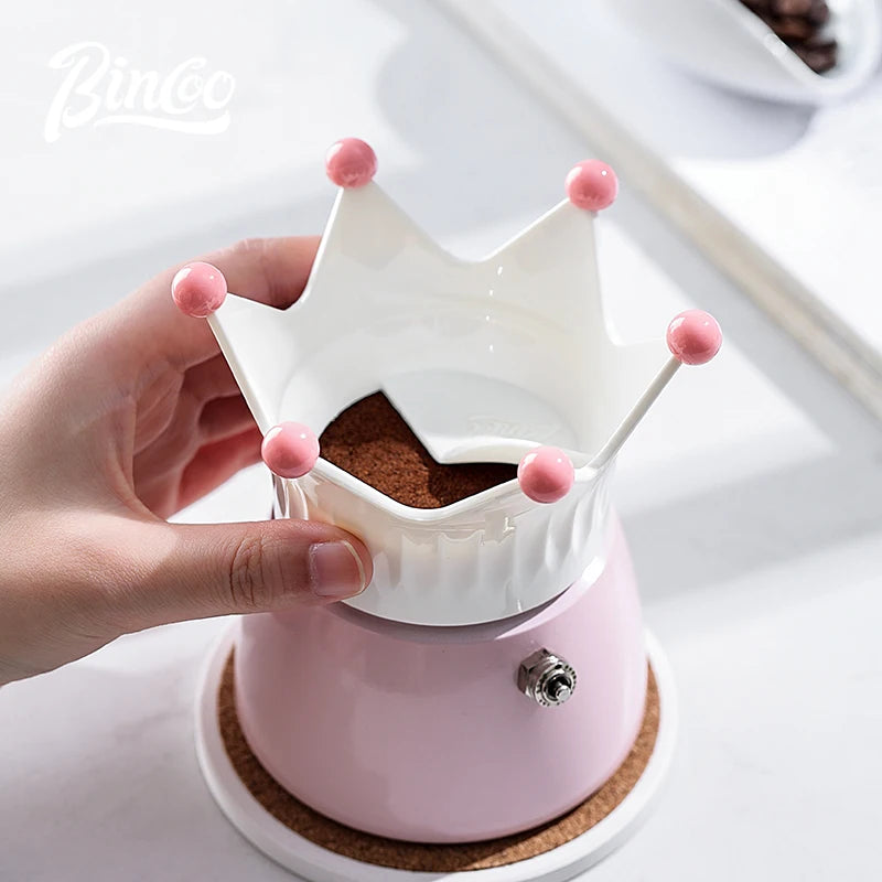 Bincoo Crown Coffee Powder Distributor – Rotating Dispenser Ring Coffee Powder Distributor Qst