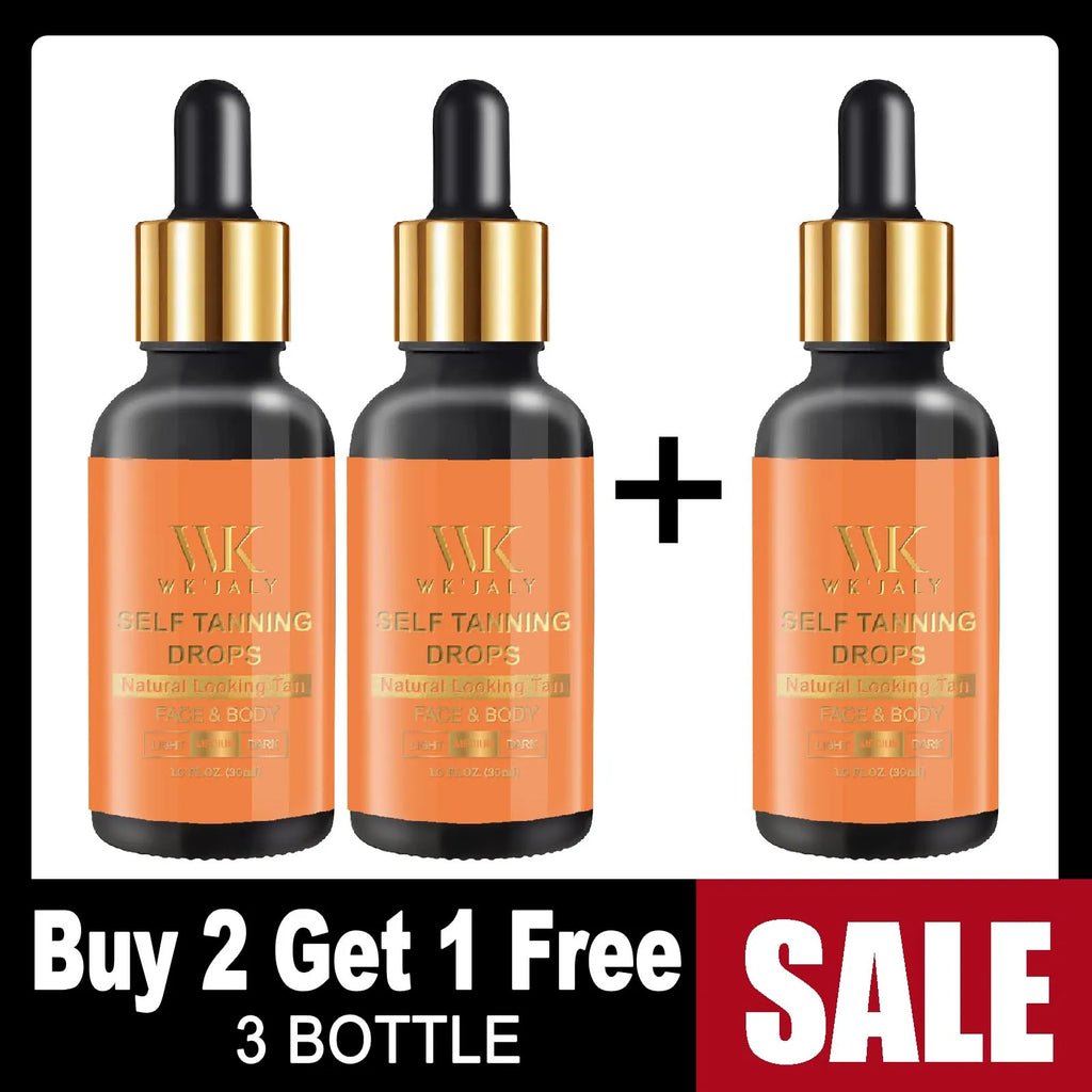 WK'JALY Self-Tanning Drops – DHA & Vitamin E, All Skin Types Self-Tanning Drops Qst Buy 2 Get 1 Free Germany