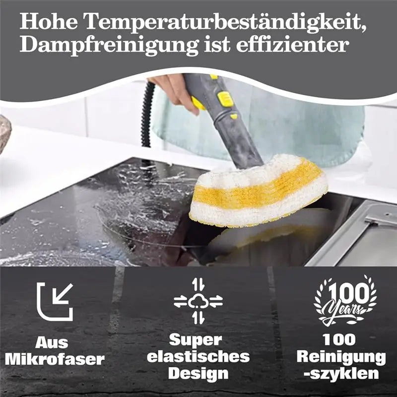 Karcher SC1–SC7 Steam Cleaner Nozzle & Microfibre Cloth Kit Steam Cleaner Accessories Qst