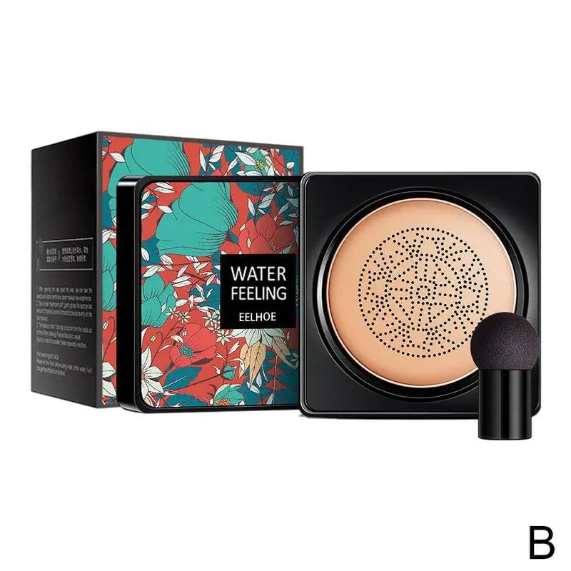 Mushroom Cushion BB Cream Foundation & Concealer | Qme Cushion BB Cream Qme natural color