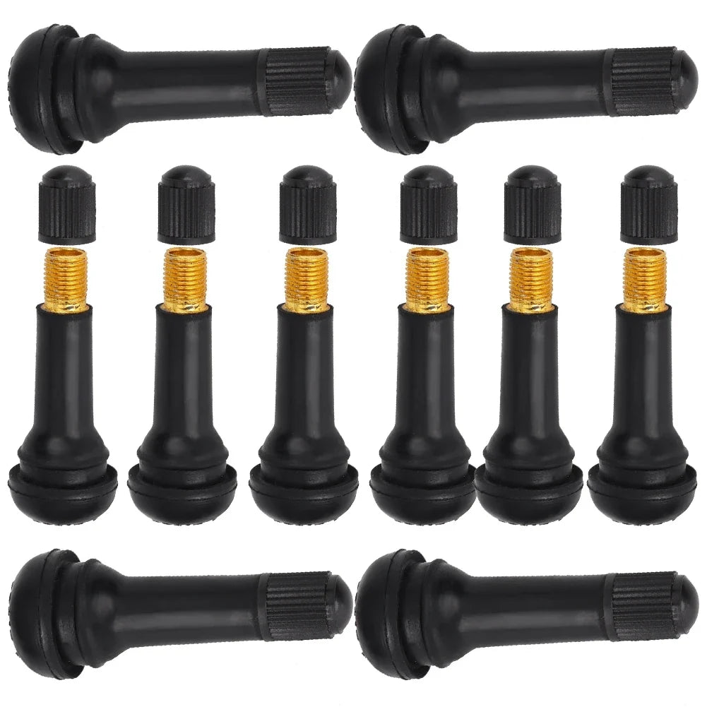 TR414 Snap-In Rubber Tire Valve Stems | Car, SUV & Truck Tire Valve Stems Qme