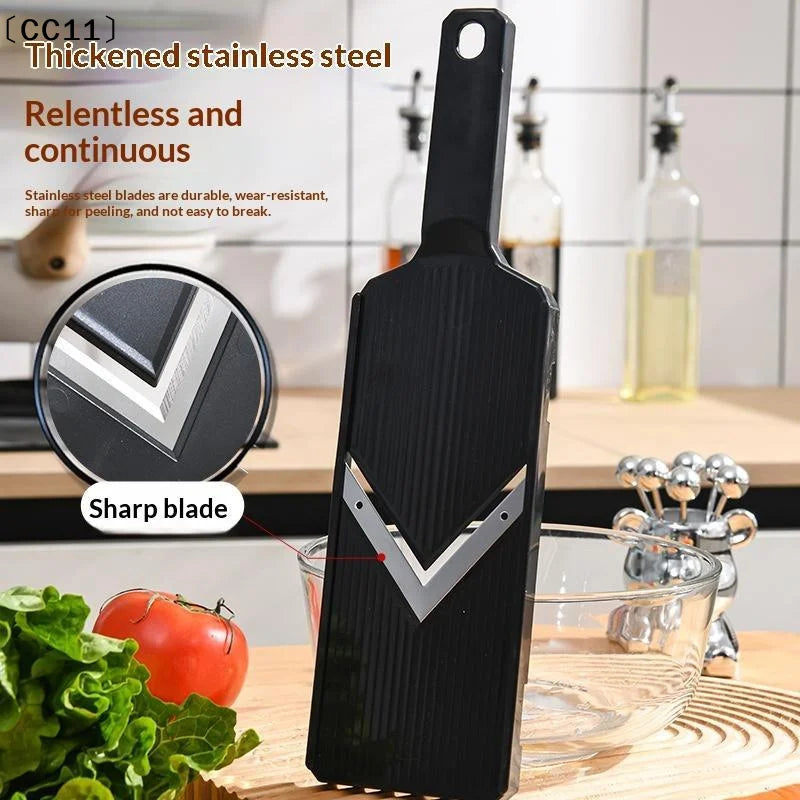 Vegetable Grater & Slicer – Cabbage, Onion & Potato Shredder Vegetable Grater Slicer Qme
