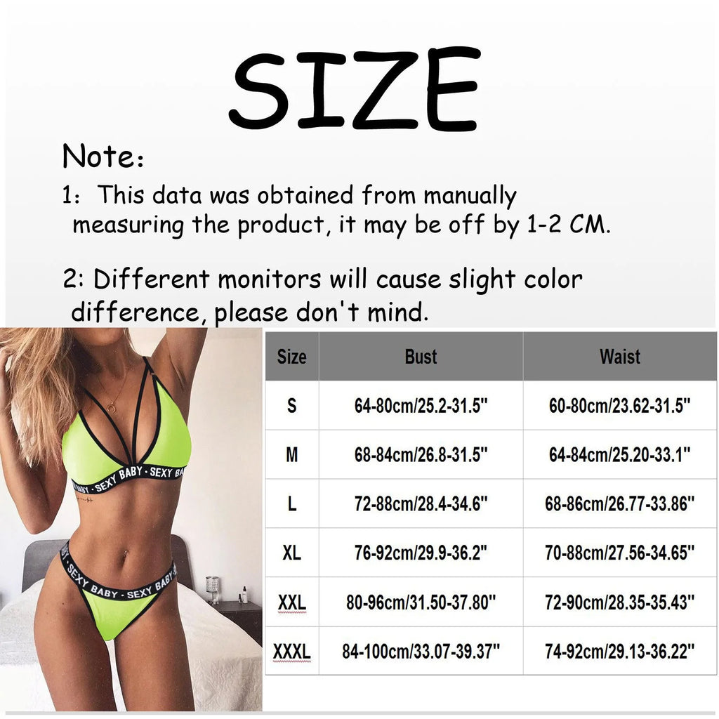 Letter Print Seamless Half Cup Bra & Underwear Set – 10 Colors Bra & Underwear Set Qme