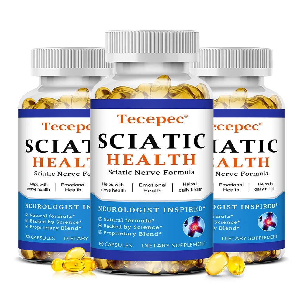 Tecepec Nerve & Joint Support Capsules – Vitamin B + ALA Wellness Supplement Qst 60 Capsule-3bottles