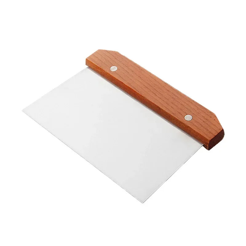 Stainless Steel Pastry Cutter Set – Dough Scraper & Noodle Knife Pastry Cutter Set Qme 1Pcs