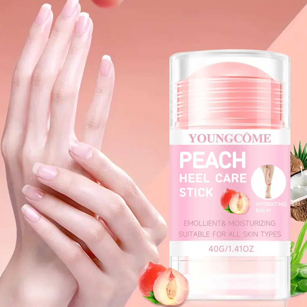 YOUNGCOME Peach & Vitamin E Moisturizing Body Care Stick 40g Body Moisturizer Stick Qst